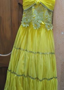 Vibrant Yellow gown