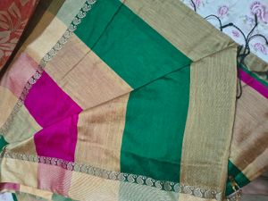 Vibrant Checked &amp; Royal Blue Sarees
