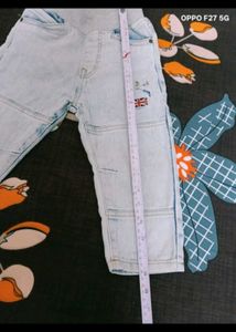 36. Kids Light Wash Denim Jeans