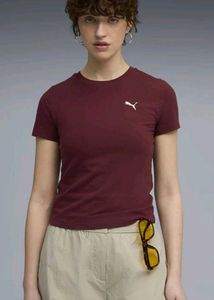 Puma Maroon Slim Fit Tee ❤️✨