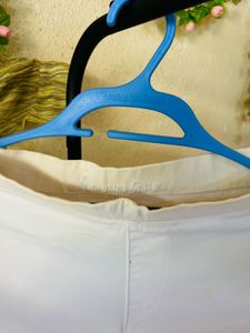 White Slim Fit Pants