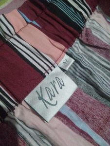 Striped Midi Skirt