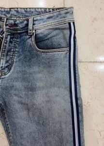 Men's Side Stripe Denim Jeans