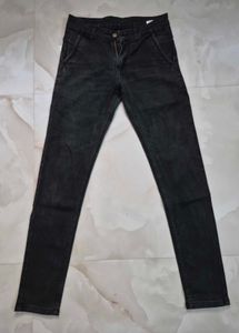charcoal black jean