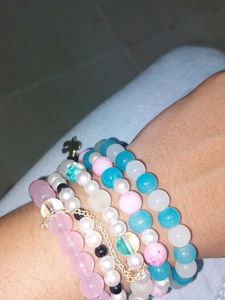 Cute Beaded Bracelets with Charm