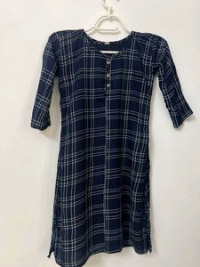 Chic Plaid Kurta