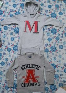 Grey Hooded & Crew Neck Sweatshirts