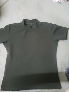 Mock Neck T-Shirt