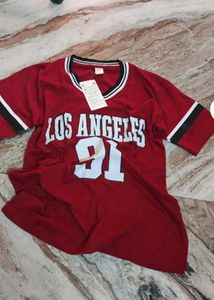 LA 91 Long Sleeve V-Neck Top