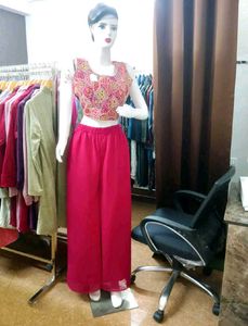 Pink Ethnic Kurta Set with Jacket