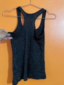 Sparkly Black Tank Top
