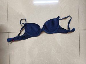 Blue Padded Bra
