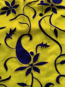 Vibrant Yellow Embroidered Ethnic Skirt