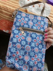 Ajrakh Print Mobile Sling