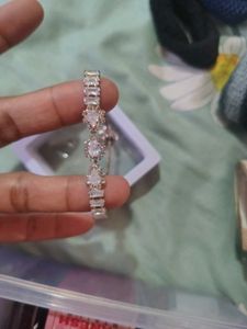 Elegant Rhinestone Charm Bracelet