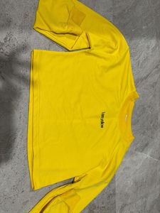 Yellow Crop Sweatshirt