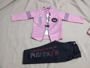 Baby Boys' Pink Outfit - Size Unknown