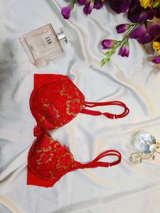 🇳🇿💫🎀Lace Trim Push-Up Bra