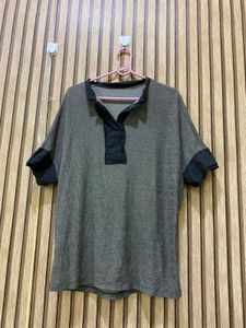 Stylish Grey & Black Tunic Top l 29