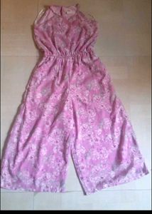 Branded Pink Floral Jumpsuit