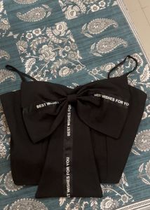 Black Bow Detail Dress
