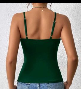 Chic Emerald Green Cami Top