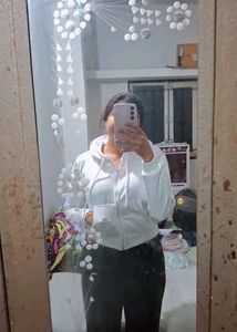 Stylish Cropped Hoodie Jacket