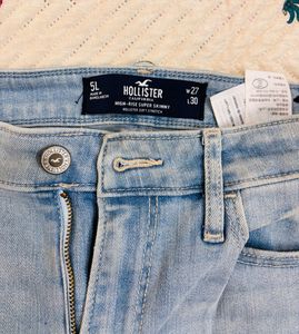 Hollister Ripped Light Wash Jeans