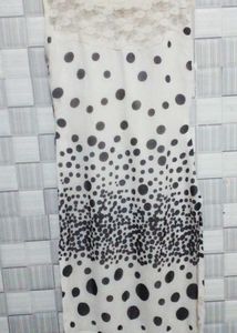 Chic Polka Dot Sleeveless Kurta