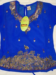 Peacock COLOUR Lehenga Choli ( 7 - 8.5 years)