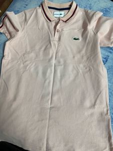 Lacoste Pink Polo T-Shirt