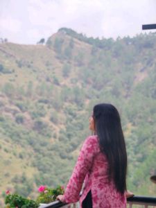 Pink Floral Print Kurta