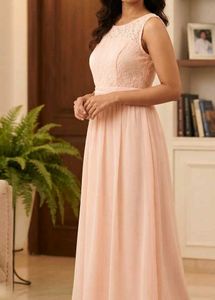Elegant Pink Maxi Dress
