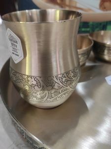 🍽️🪙😍 Rajwadi Kansa/ Kansi Dinner Set Pure Kansa
