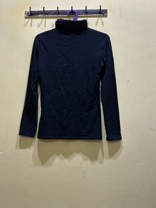 Turtle Neck Black Top Size S