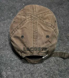Lacoste Washed Cotton Dad Cap | Side Croc Embroide