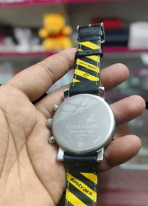 Fastrack watch Stylish Black Leather Strap Watc