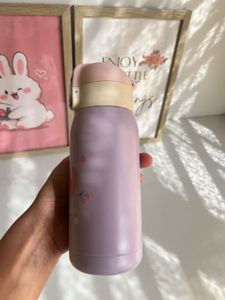 Cute Purple Rabbit Water Bottle