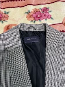 luxurious Chic Houndstooth Blazer &amp; Pants Set