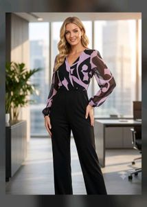 Chic Printed Jumpsuit
