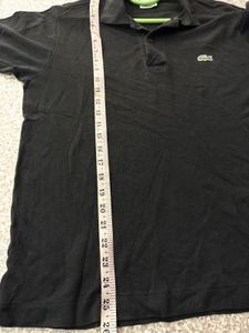 Classic Black Lacoste Polo Shirt