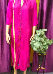 Vibrant Pink Kurta for Women