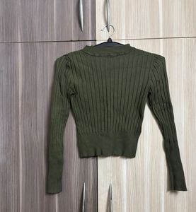 ZARA Ribbed Knit Top