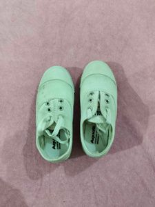Comfortable White Canvas Sneakers for Kids