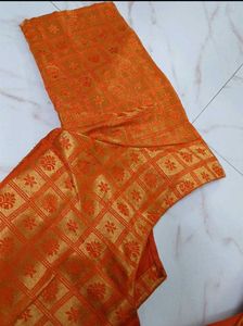 42" Size - New StichedBlouse - Vibrant Orange Bro