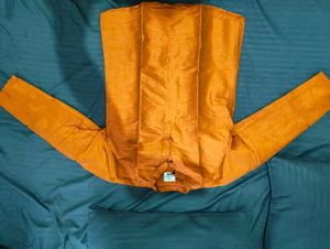 Men's Orange Kurta used once,and a shirt
