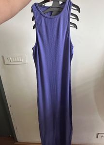 Purple Sleeveless Maxi Dress
