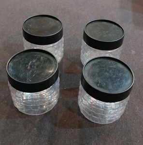 Set of 4 Plastic Jars