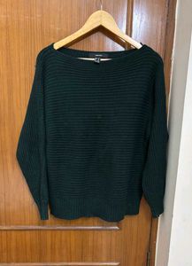 Forever 21 Forest Green Knit Sweater