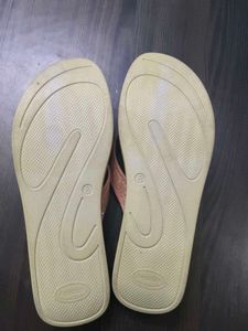 Pink Flip-Flops And Purse Plazo